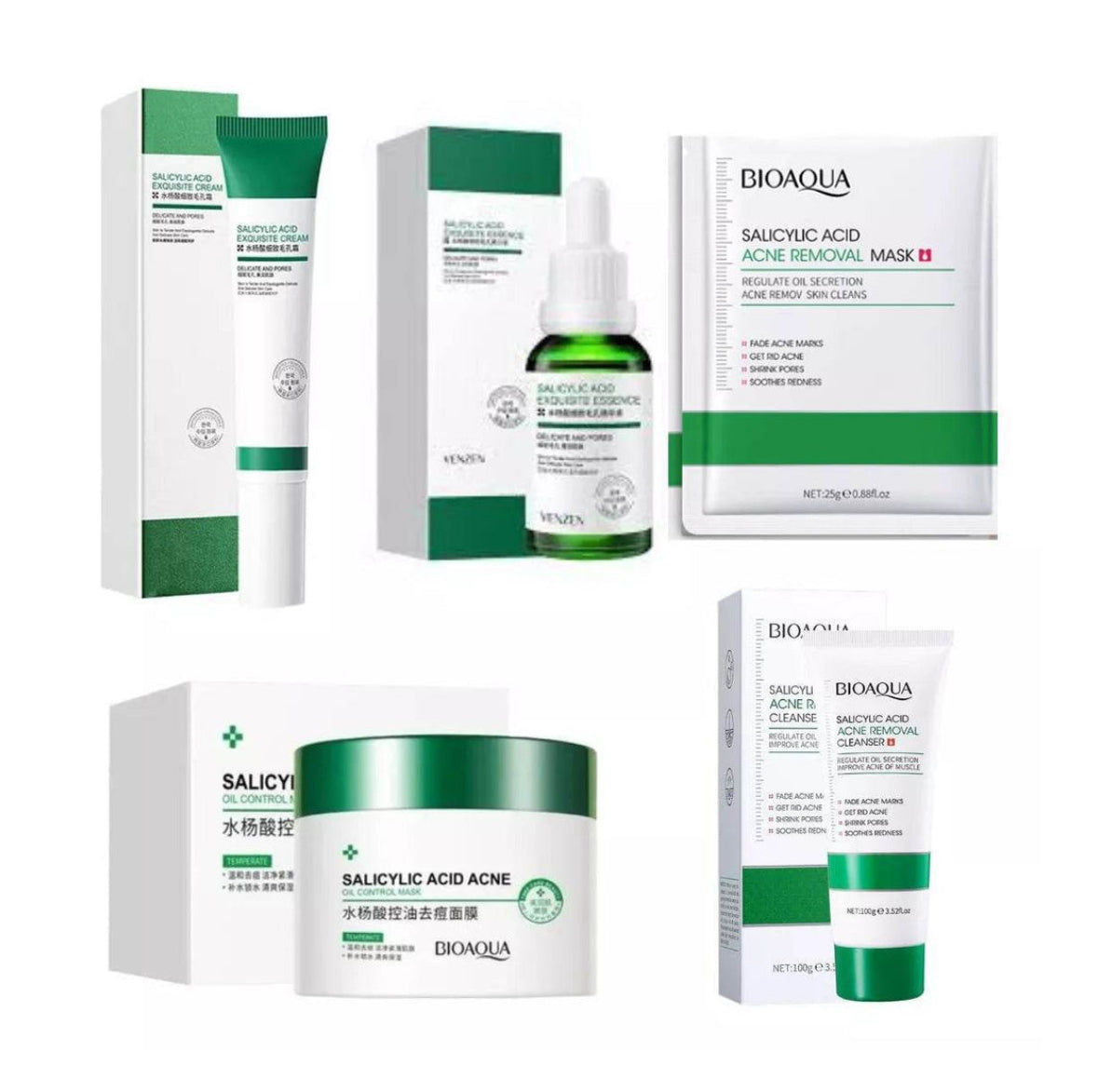 Kit BioaQUA Acido Salicilico x5