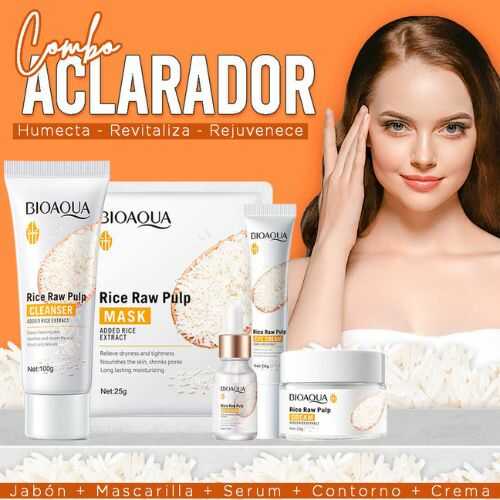 Kit Facial Arroz Bioaqua X5