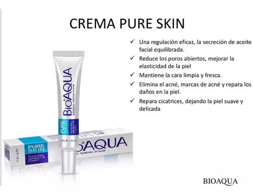Bioaqua Crema Removedora De Acne Original Pure Skin Removal