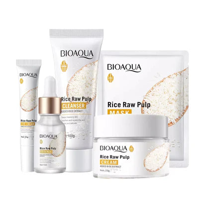 Kit Facial Arroz Bioaqua X5